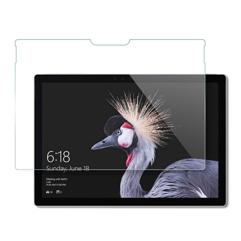 محافظ صفحه نمایش مدل tempered مناسب برای تبلت مایکروسافت Surface Pro 4  5  6  7  7 Plus