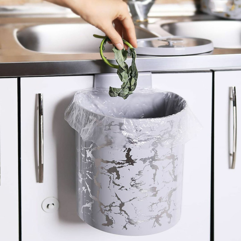 سطل زباله کابینتی مدل ماربل کد 10