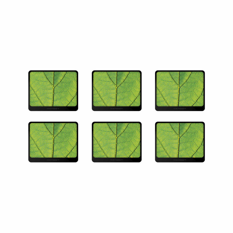 زیر لیوانی ماهوت مدل Leaf-Texture بسته 6 عددی