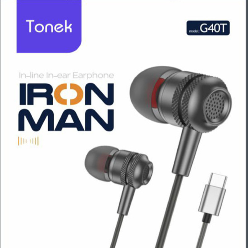 هندزفری سیمی تونک مدل G40T