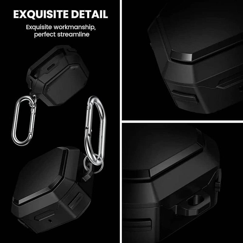 کاور اپیکوی مدل EggShell Airbag مناسب برای کیس هدفون سامسونگ Galaxy Buds Pro  2 Pro  2 به همراه آویز