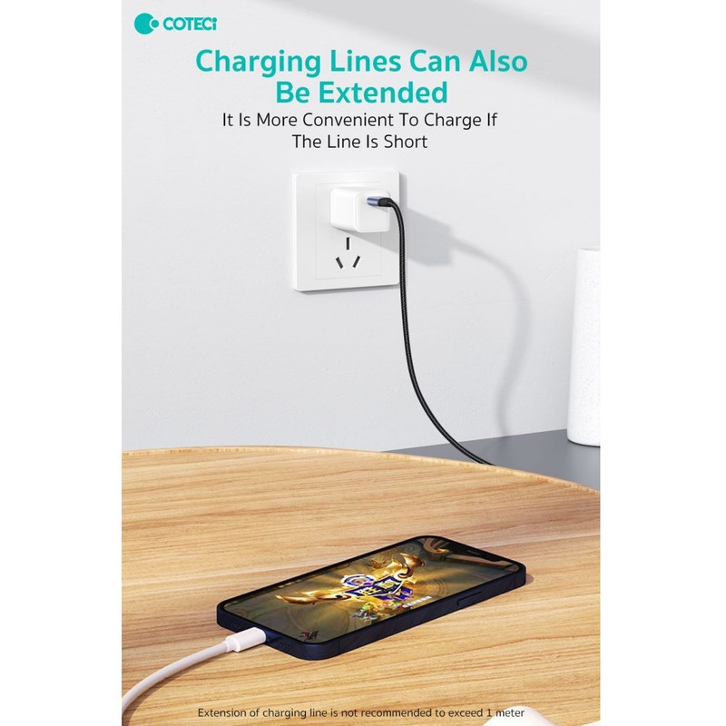 کابل افزایش طول USB کوتتسی مدل 87802-2m طول 2 متر