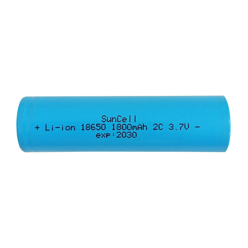 باتری لیتیوم یون قابل شارژ مدل HP-18650-2C ظرفیت 1800 میلی آمپر ساعت بسته 2 عددی