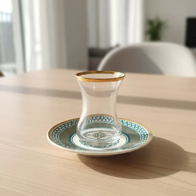 ست فنجان و نعلبکی ۱۲ پارچه ۶ نفره ریور مدل آتوسا کد TP6003