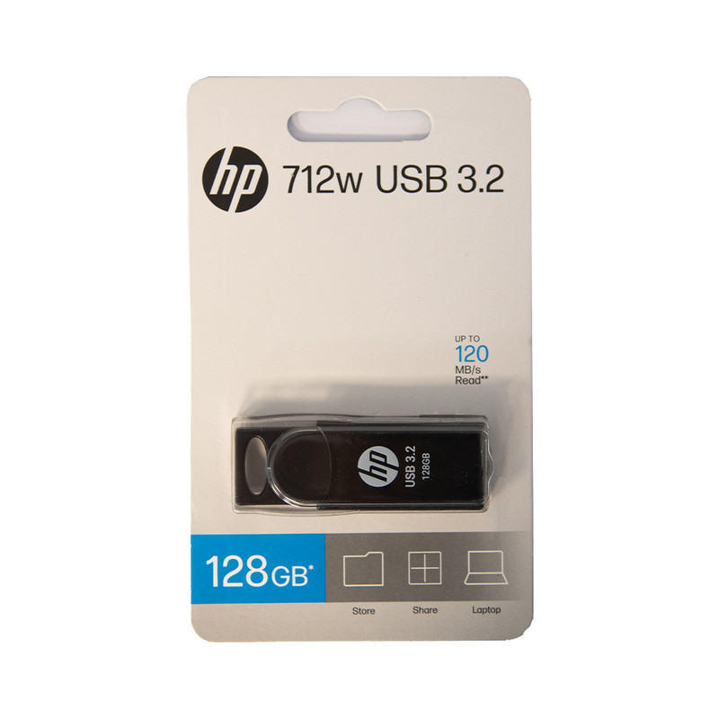فلش مموری اچ‌ پی مدل 712W ظرفیت 128 گیگابایت با رابط USB 3.2
