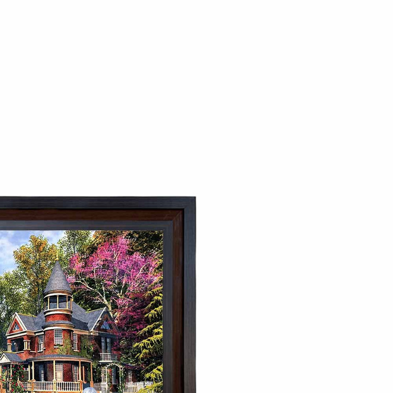 تابلو فرش ماشینی مدل عمارت کد 8940
