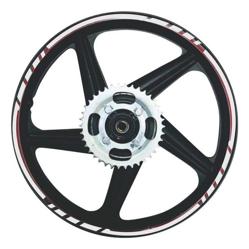 برچسب رینگ موتورسیکلت لیزارد مدل رفلکتیو کد LZD-1048 مجموعه 12 عددی