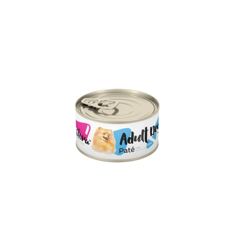کنسرو غذای سگ نژاد کوچک فیفورا سوپر پریمیوم مدل Adult Dog Small Breed Fish Pate طعم ماهی وزن 100 گرم