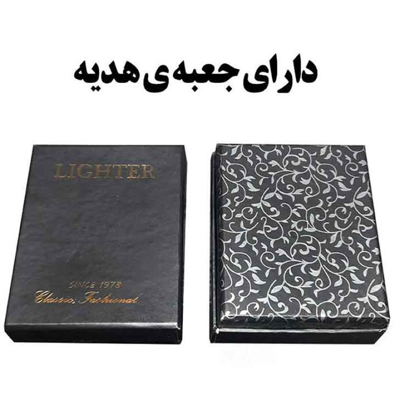 فندک گازی مدل سنگ بغل طرح ماشین مارلبرو کد DKD-1287