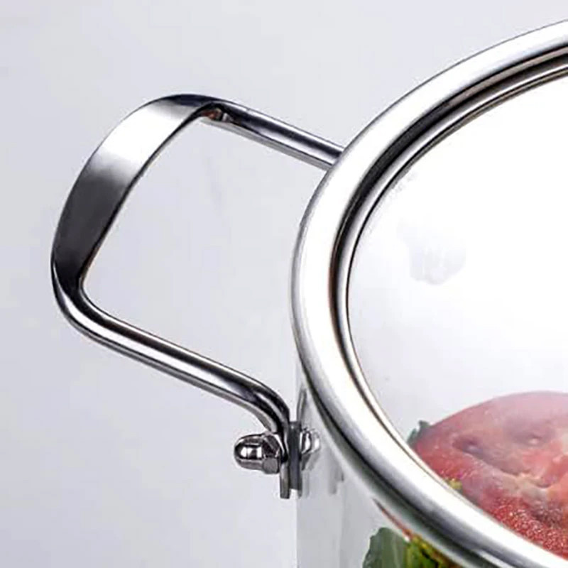 قابلمه پیرکس مدل شعله مستقیم دسته استیل کد 3.5L سایز 20