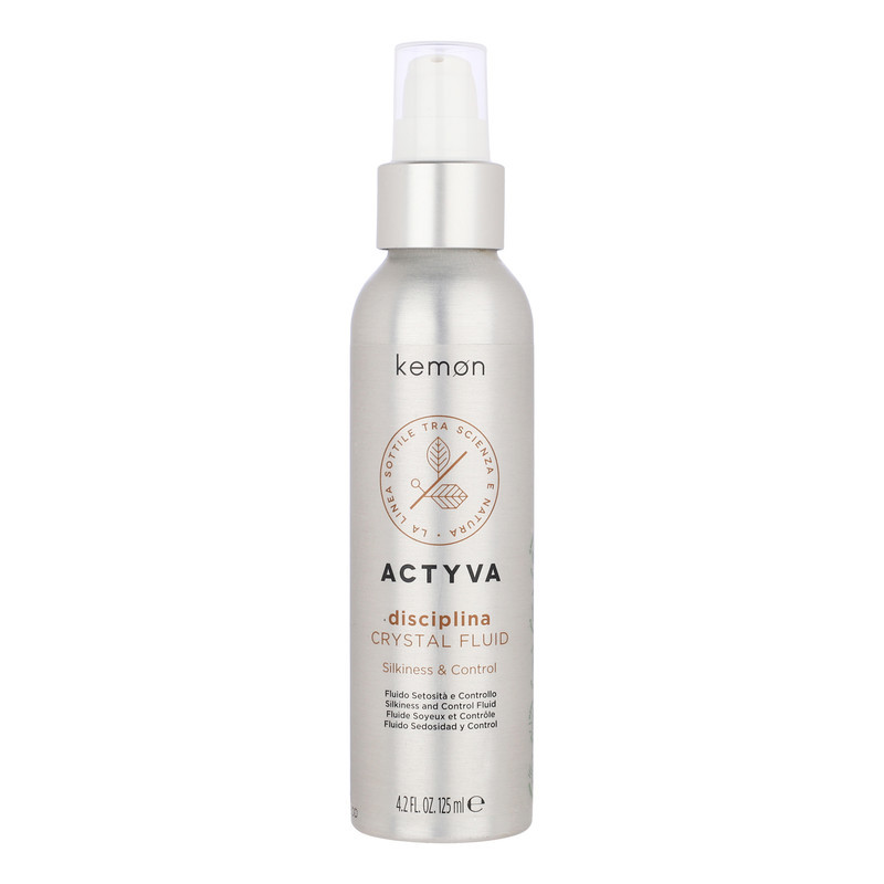 ژل مو کمون مدل actyva disciplina crystal fluid حجم 125 میلی‌لیتر
