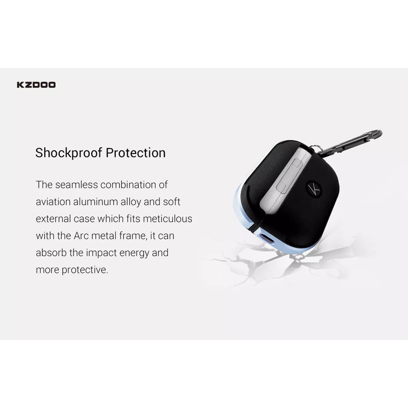 کاور کی-زد دوو مدل CrashGuard مناسب برای کیس اپل AirPods Pro 2