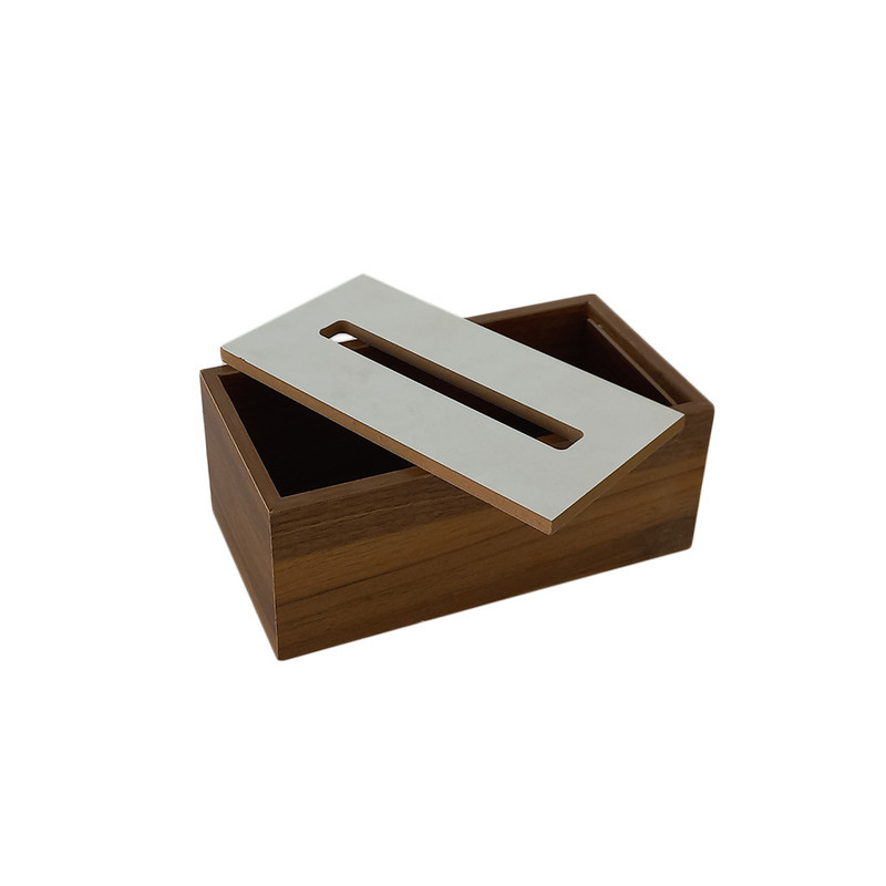 جای دستمال کاغذی مدل رایکا چوبی کد 053