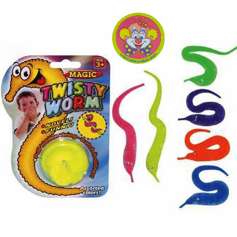 ابزار شعبده بازی دنیای سرگرمی های کمیاب مدل کرم جادویی  twisty worm magic
