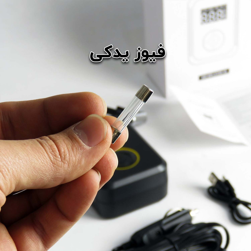 پمپ باد مدل ZXNCAR کد 1817 با 150  سی سی حجم هوای تزریقی در هر پمپاژ