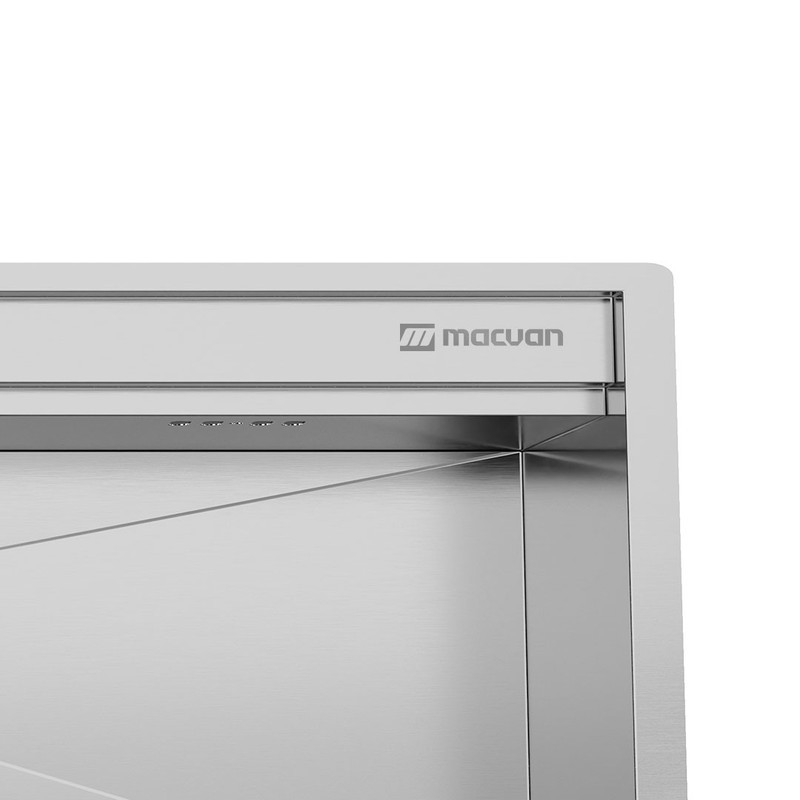 سینک ظرفشویی استیل توکار یک لگنه مکوان مدل MS74-Smart