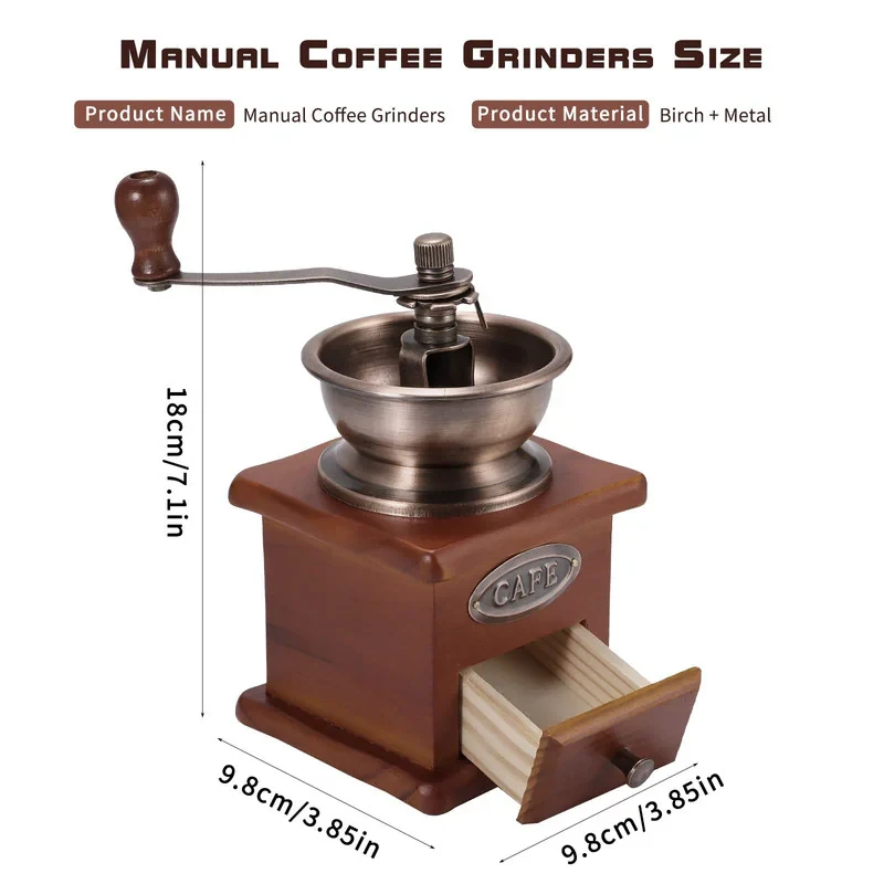 آسیاب قهوه دستی مدل NeW Coffe
