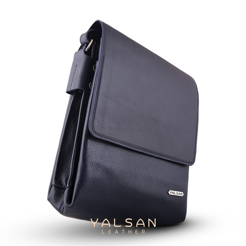 کیف رودوشی مردانه چرم یلسان مدل رادمان کد 044-MC-06 دارای 5 محفظه
