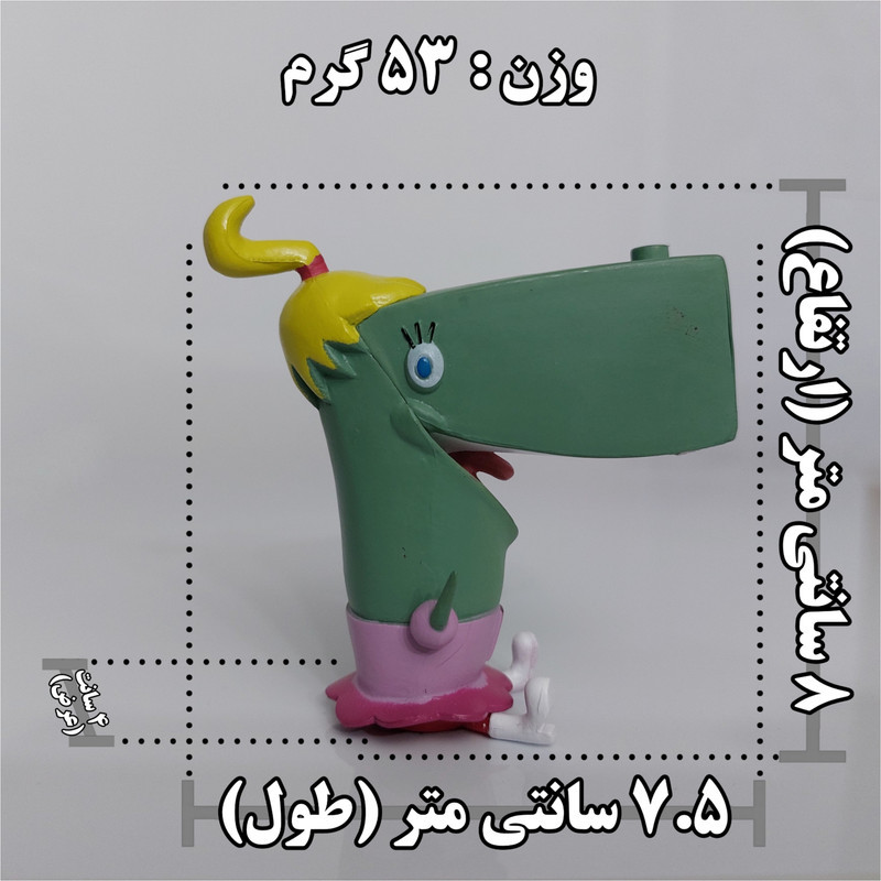 فیگور مدل باب اسفنجی کد PA2 مجموعه 6 عددی