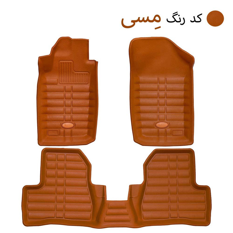 کفپوش سه بعدی خودرو بابل کارپت مدل چرمی مناسب برای پژو 207