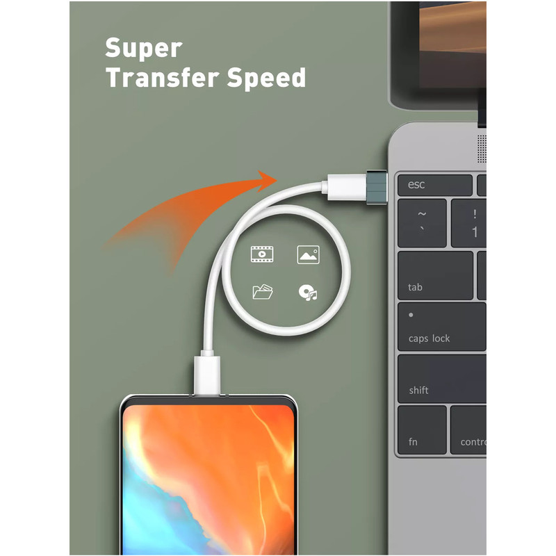 مبدل OTG USB-C به USB الدینیو مدل LC150 nack