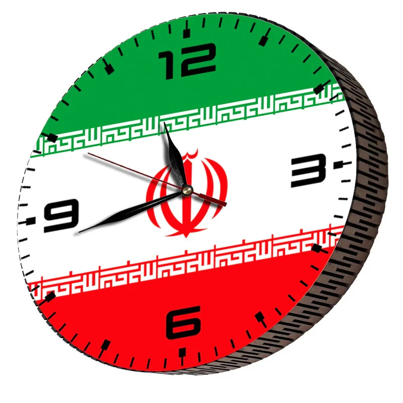 ساعت دیواری مدل پرچم ایران