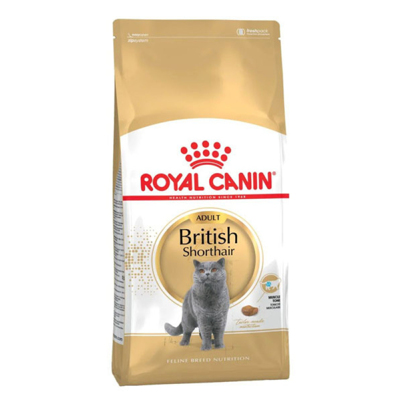 غذای خشک گربه بریتیش رویال کنین مدل British Shorthair وزن 2 کیلوگرم