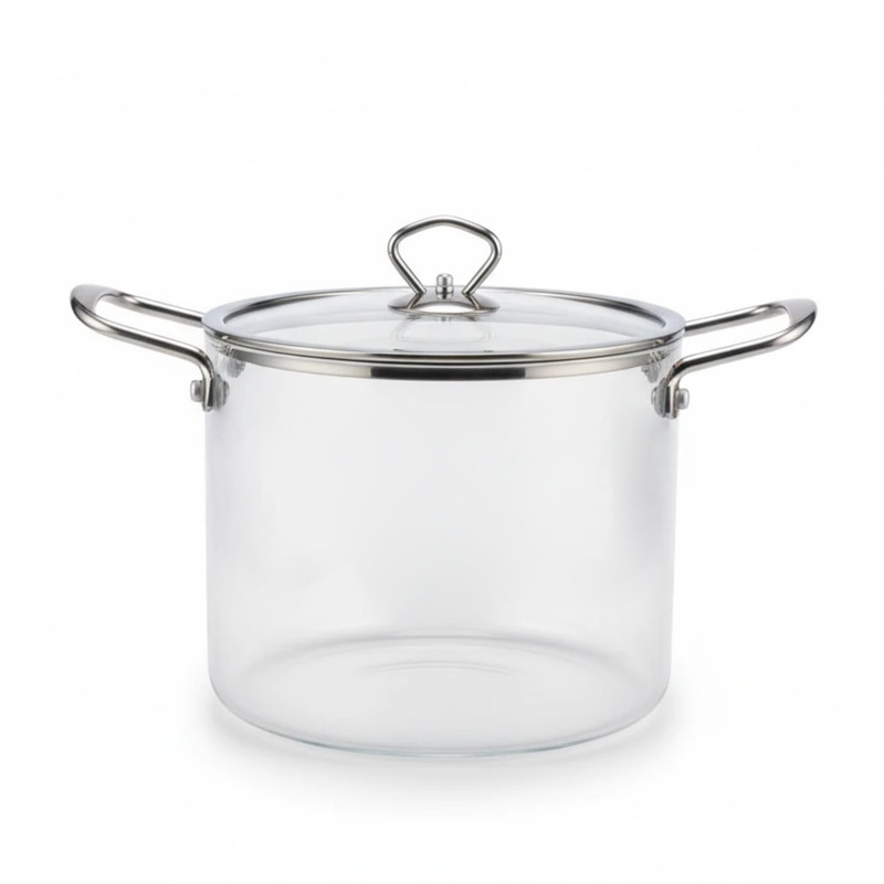 قابلمه پیرکس مدل شعله مستقیم کد 4.5L سایز 20