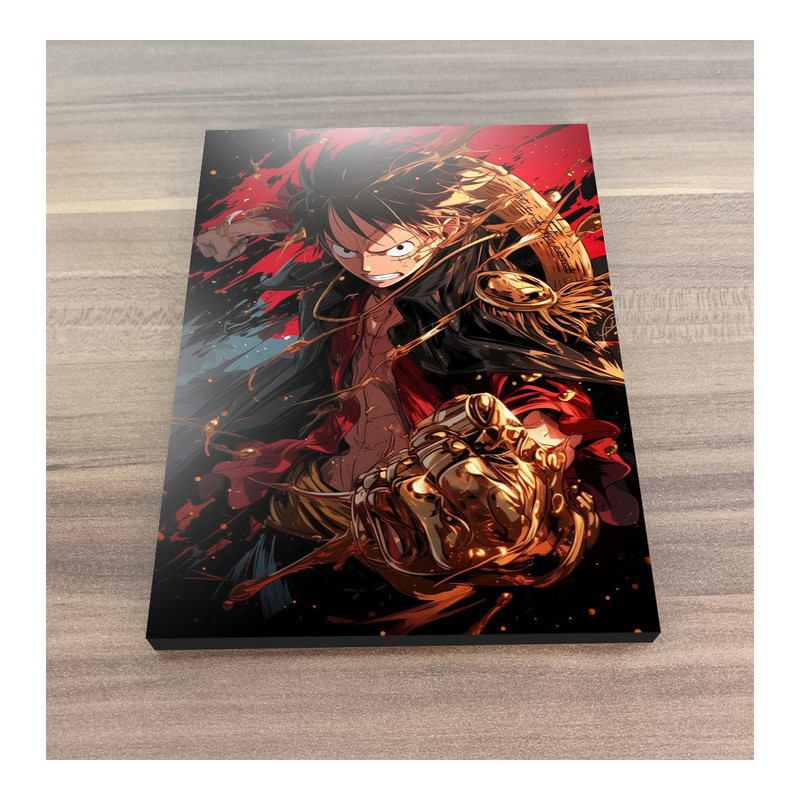 تابلو شاسی گوفی مدل لوفی انیمه وان پیس طرح One Piece Luffy کد RFD53