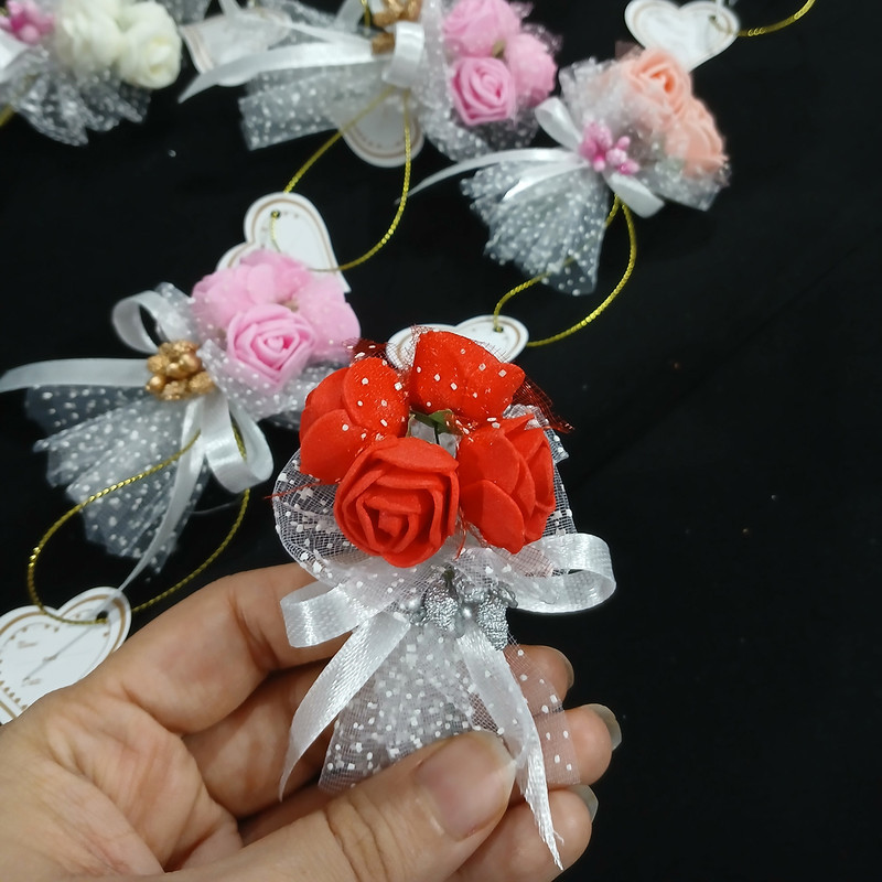 گیفت عروسی مدل دسته گل مجموعه 12 عددی