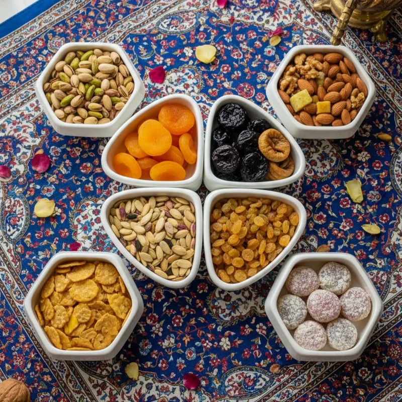 پیاله مدل سرامیکی مثلثی مجموعه ۲ عددی