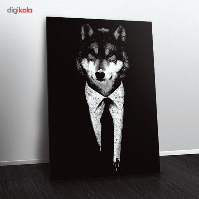 تابلوی ونسونی طرح Mr Wolf سایز 50x70