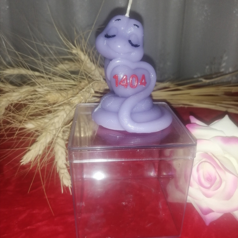شمع دست ساز مدل مار 1404