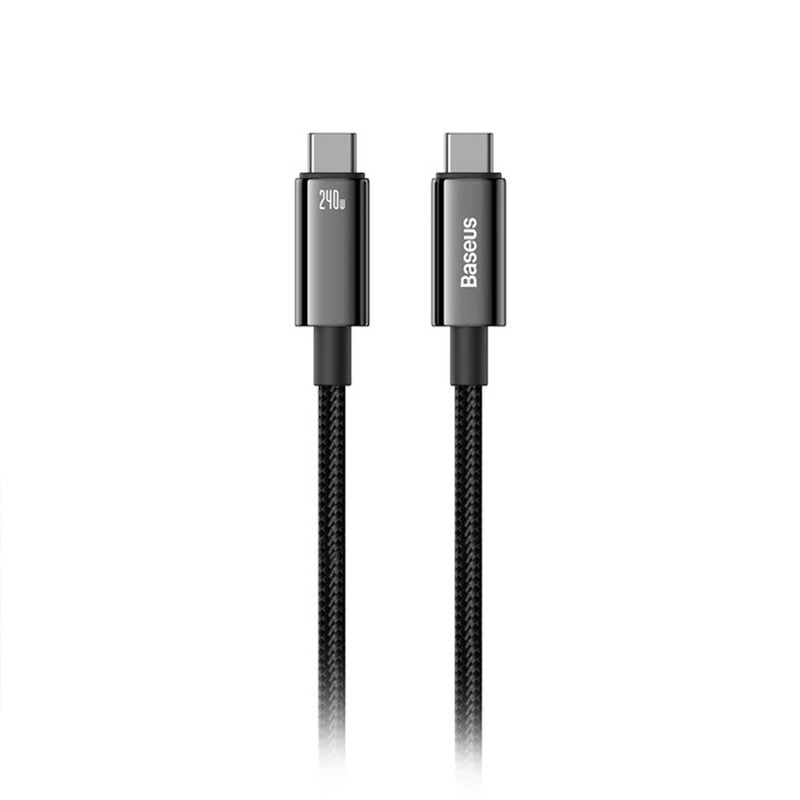 کابل تبدیل USB-C باسئوس مدل (TUNGSTEN  (240W طول 1 متر