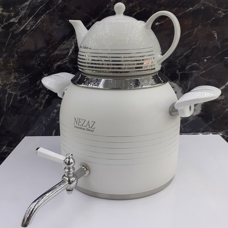ست کتری و قوری نزاز مدل قالب ترک