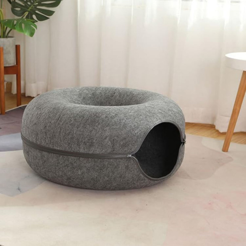 جای خواب و تونل گربه مدل Donut