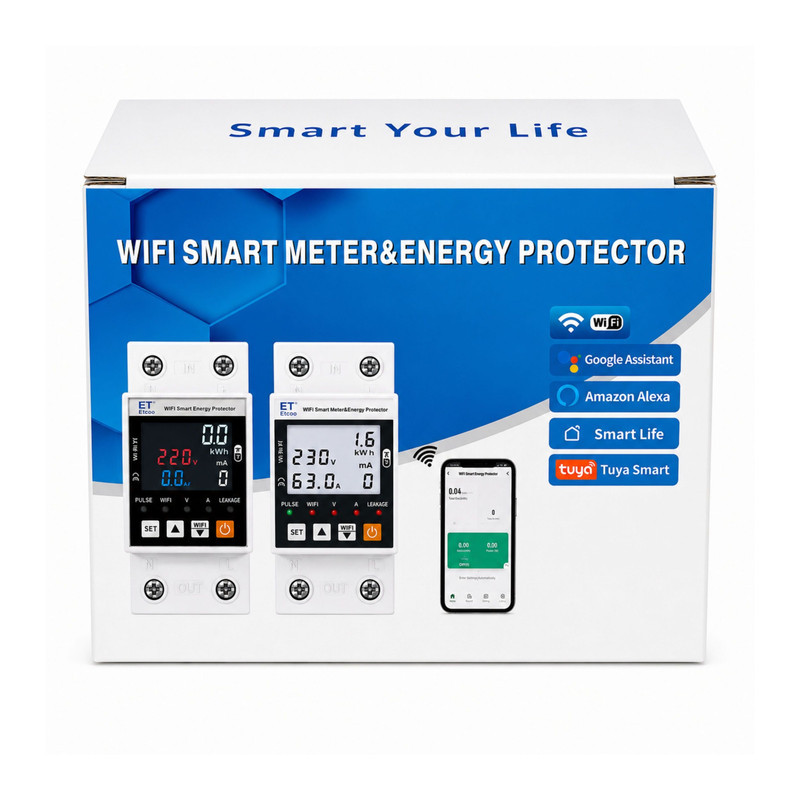 محافظ ولتاژ اتکو مدل ET-63A-VA-WIFI
