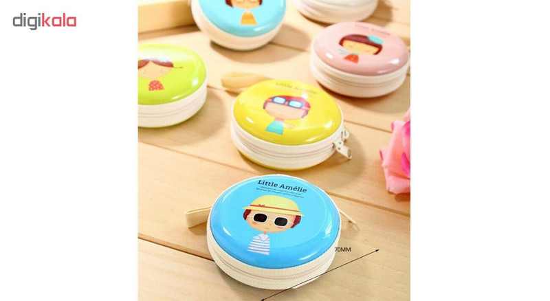 کیف هندزفری مدل LA05 طرح Little Amelie