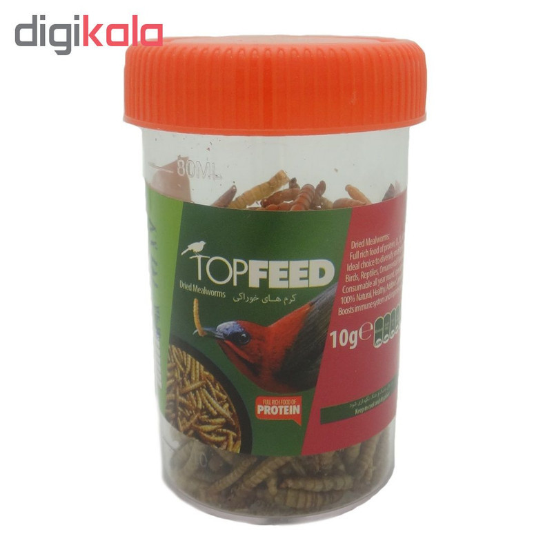 غذای پرنده تاپ فید مدل Meal Worm وزن 10 گرم