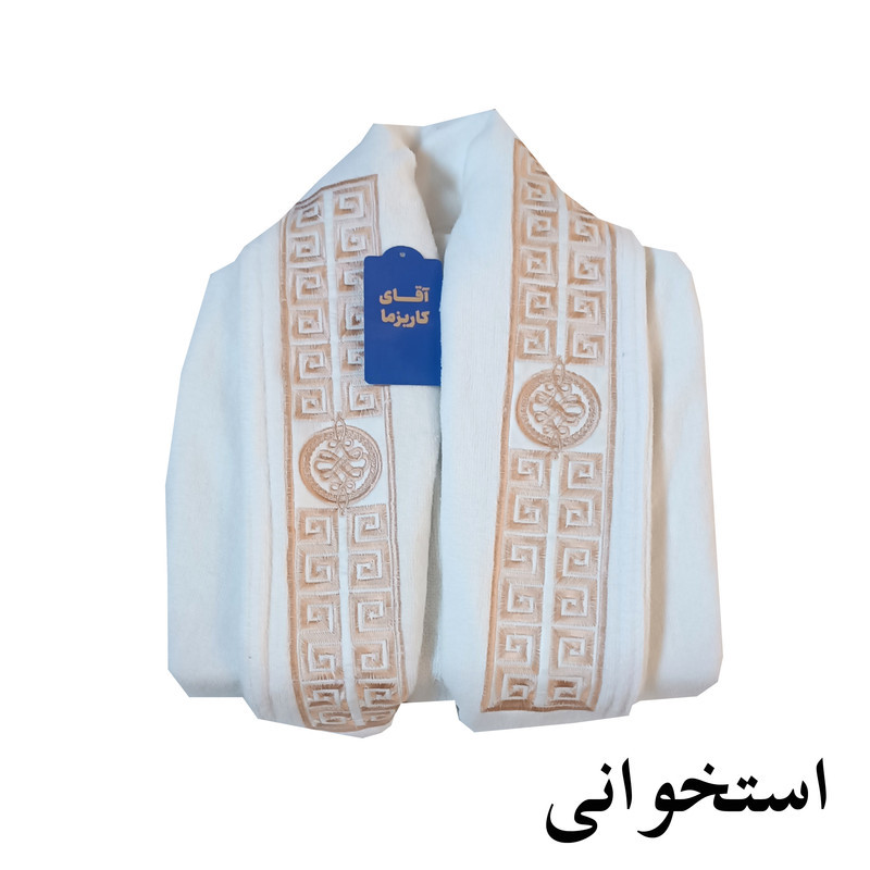 حوله پالتویی آقای کاریزما مدل تنپوش اصل طرح تاچی سایز 125