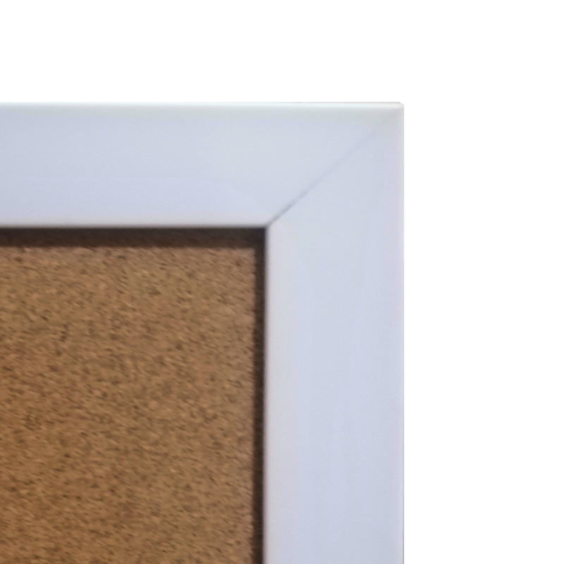 تابلو اعلانات فابیران مدل چوب پنبه سایز 32x24 سانتی متر به همراه پونز بسته 6 عددی