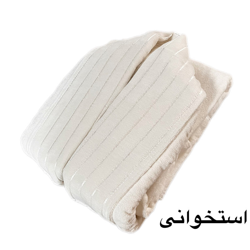 حوله پالتویی آقای کاریزما طرح یقه ابریشم مدل نواری سایز 125 مناسب برای قد 160 الی 185 سانتی متر