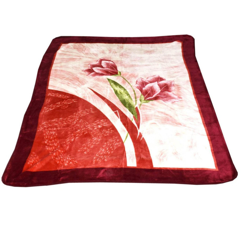 پتو 2 نفره گلبافت مدل گلدار کد 312 سایز 220x240 سانتی‌متر