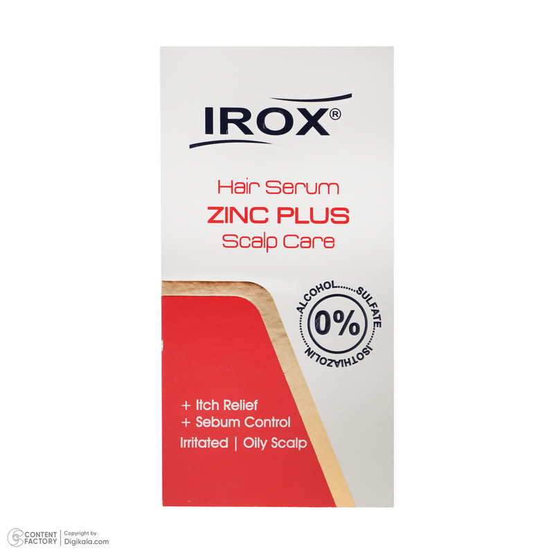 سرم مو ایروکس مدل Zinc Plus حجم 30 میلی لیتر