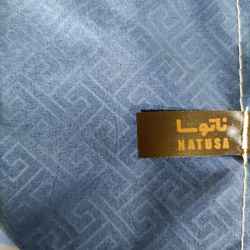 ملحفه ناتوسا مدل کشدار یک نفره سایز 90x200 سانتی متر