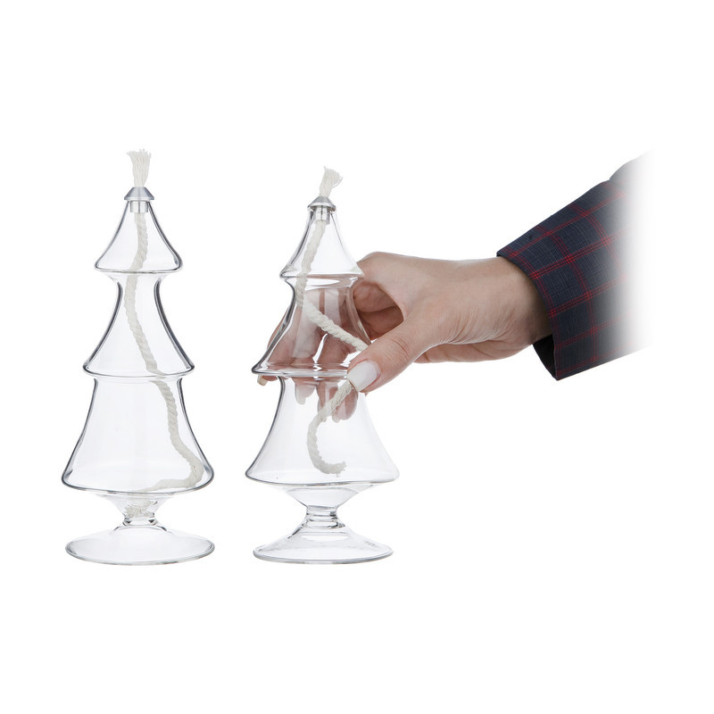 شمعدان مدل کاج مجموعه 2 عددی
