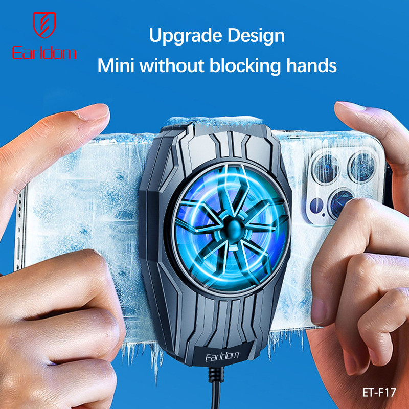 خنک کننده گوشی موبایل ارلدام مدل MINI COLING FAN F17