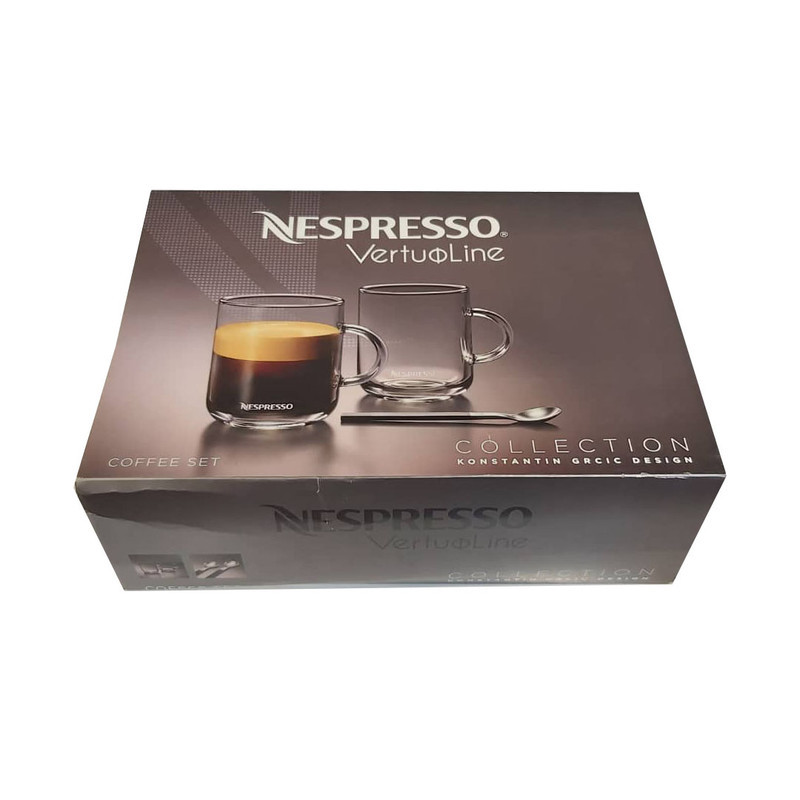 لیوان نسپرسو مدل VERTOULINE COFFEE SET بسته 2 عددی به همراه قاشق