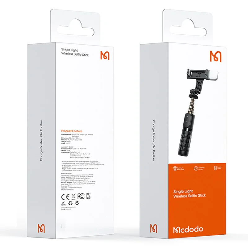 پایه مونوپاد مک دودو مدل Single Light Wireless Selfie Stick