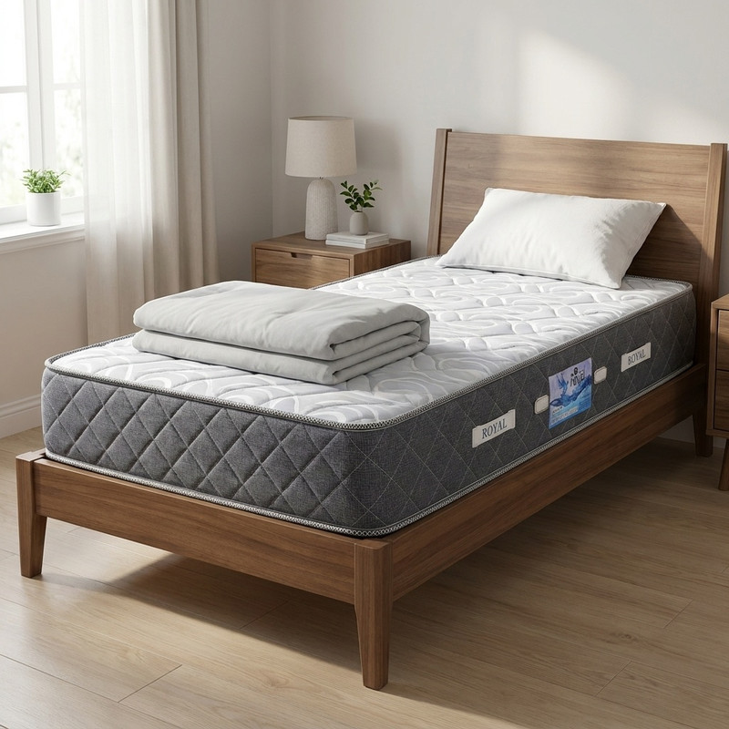 تشک رویال مدل آیسان M07 یک نفره سایز 200 × 120 سانتی‌ متر
